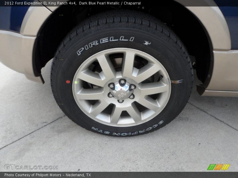 Dark Blue Pearl Metallic / Chaparral 2012 Ford Expedition EL King Ranch 4x4