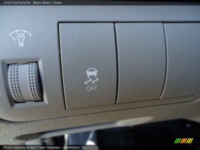 Ebony Black / Stone 2010 Kia Forte EX