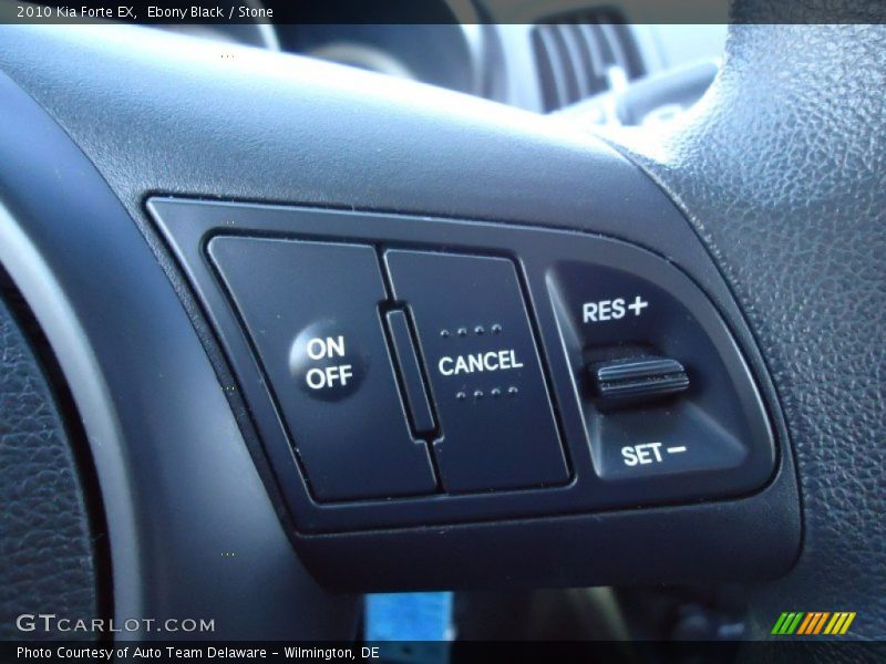 Ebony Black / Stone 2010 Kia Forte EX