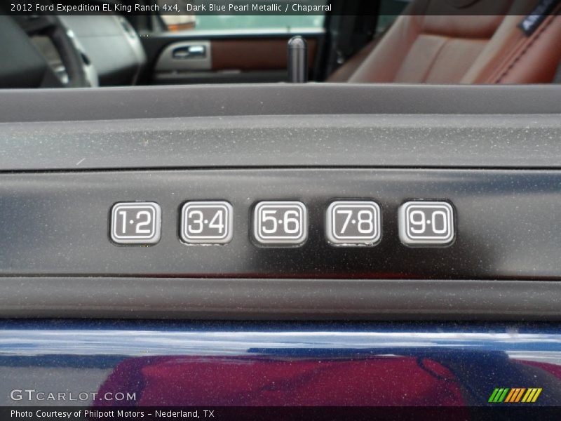 Dark Blue Pearl Metallic / Chaparral 2012 Ford Expedition EL King Ranch 4x4