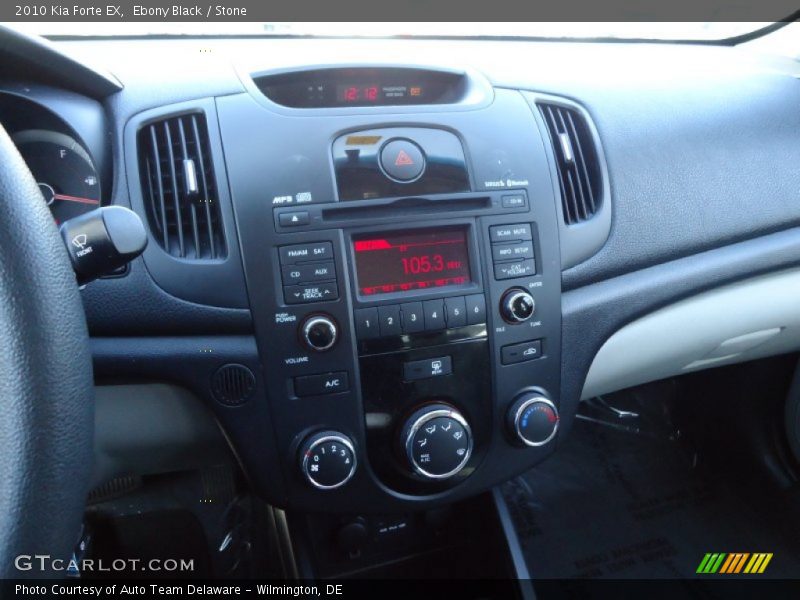 Ebony Black / Stone 2010 Kia Forte EX