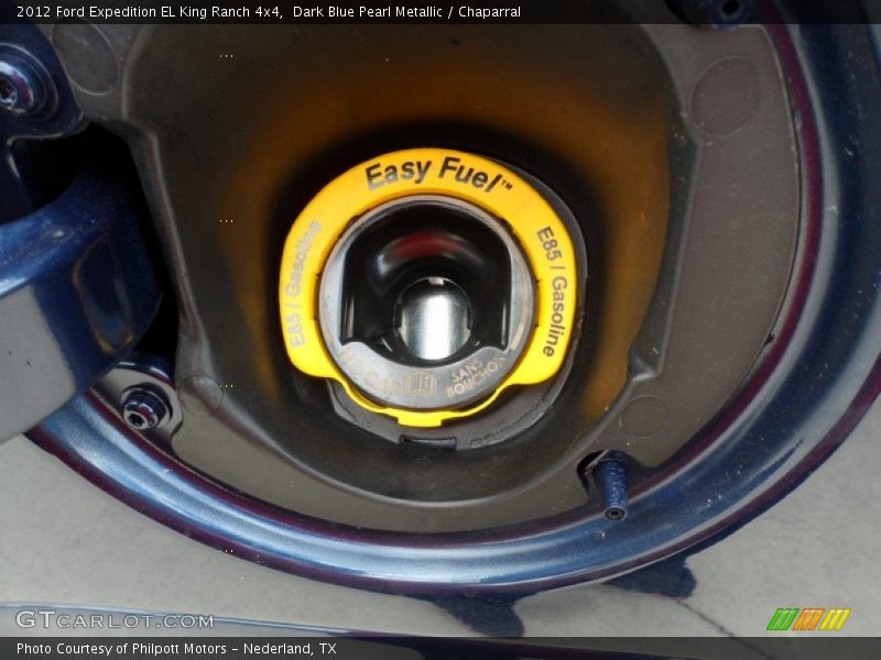 Dark Blue Pearl Metallic / Chaparral 2012 Ford Expedition EL King Ranch 4x4