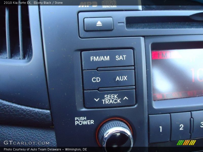 Ebony Black / Stone 2010 Kia Forte EX