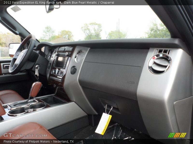 Dark Blue Pearl Metallic / Chaparral 2012 Ford Expedition EL King Ranch 4x4