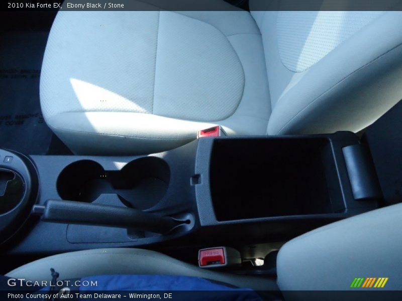 Ebony Black / Stone 2010 Kia Forte EX