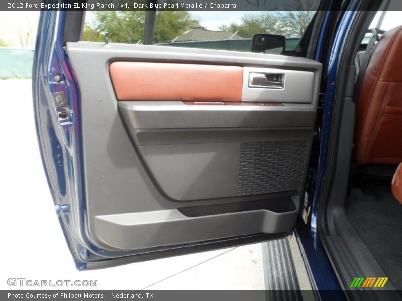Dark Blue Pearl Metallic / Chaparral 2012 Ford Expedition EL King Ranch 4x4