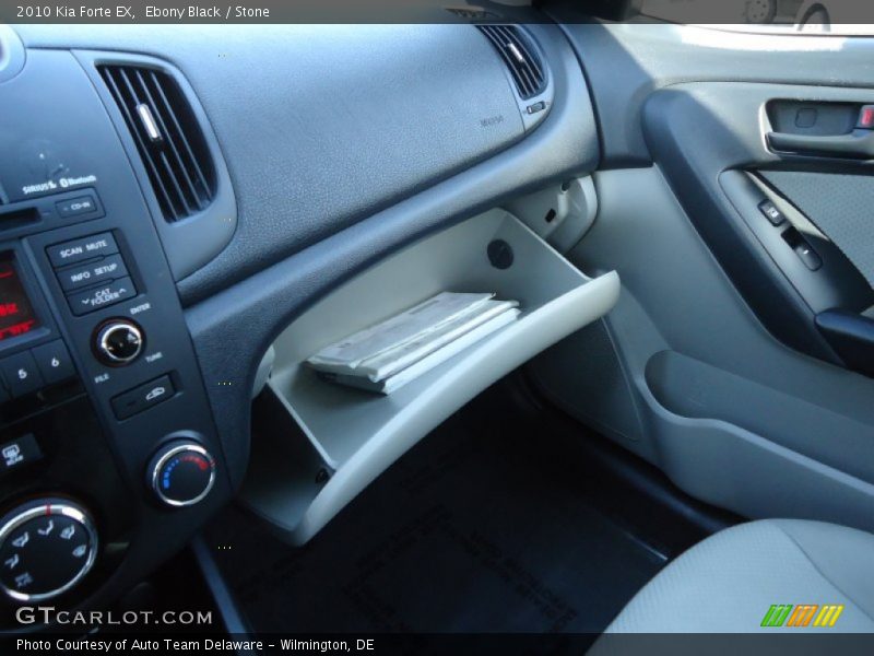 Ebony Black / Stone 2010 Kia Forte EX