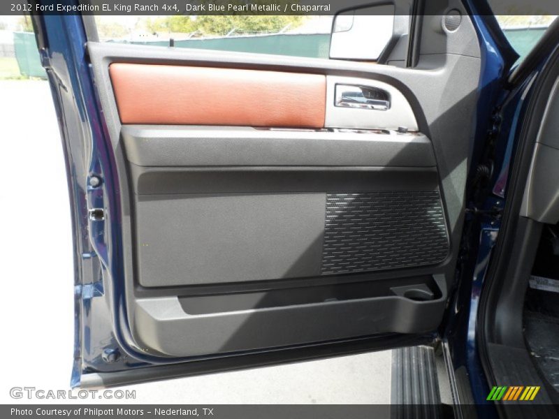Dark Blue Pearl Metallic / Chaparral 2012 Ford Expedition EL King Ranch 4x4