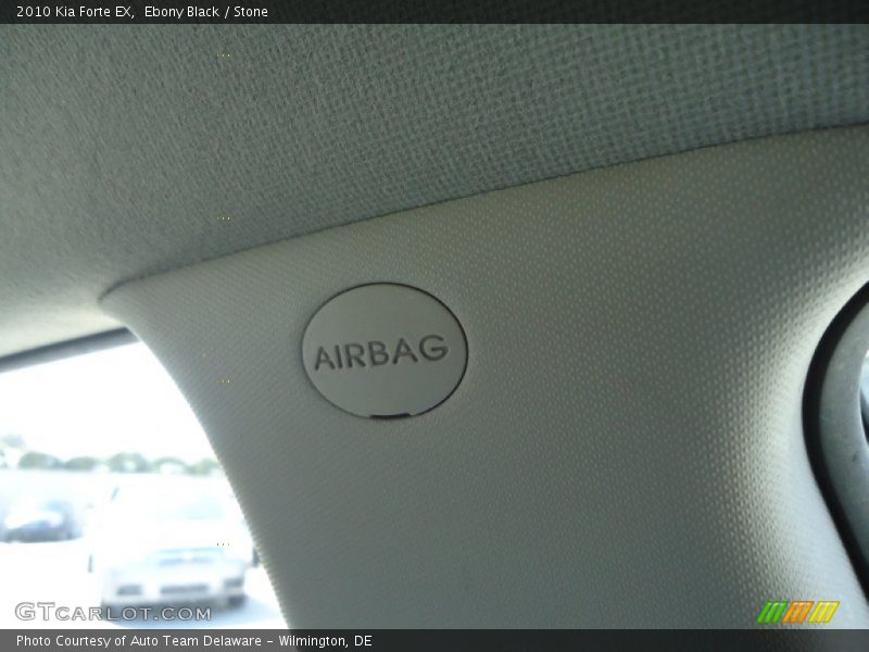 Ebony Black / Stone 2010 Kia Forte EX