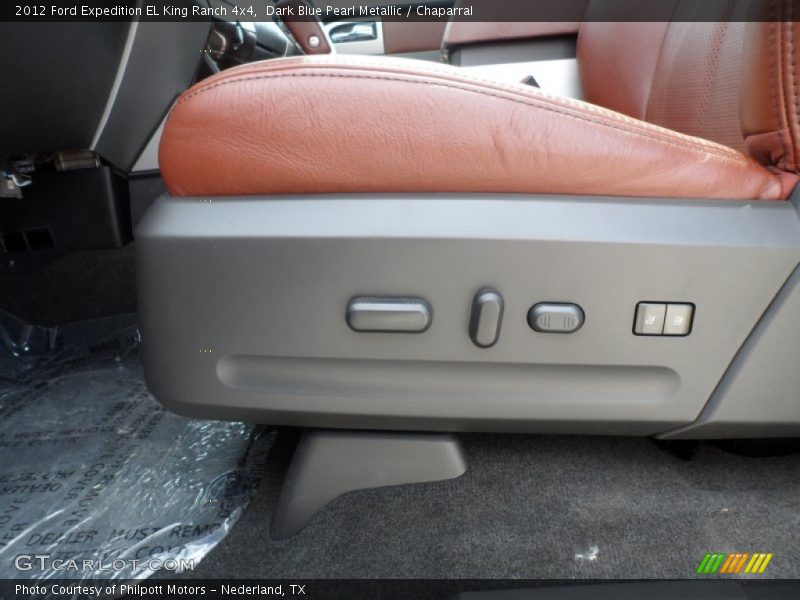 Dark Blue Pearl Metallic / Chaparral 2012 Ford Expedition EL King Ranch 4x4
