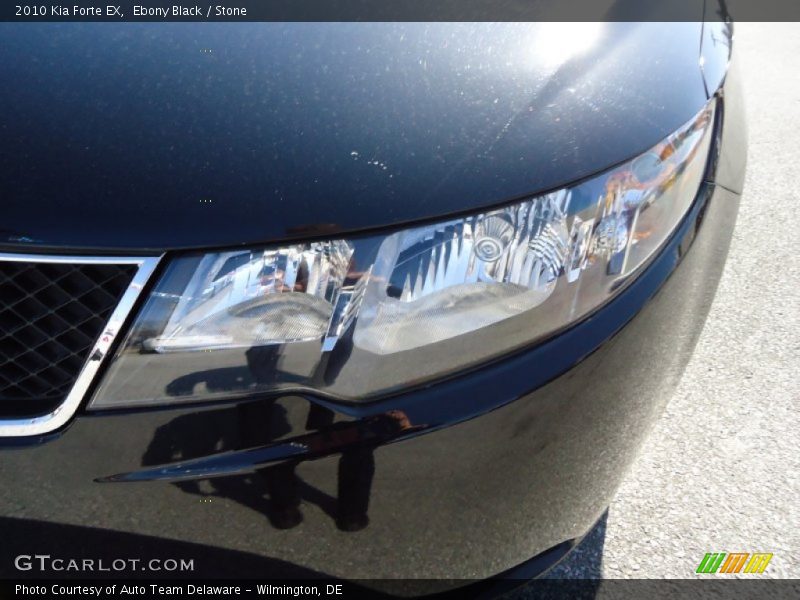Ebony Black / Stone 2010 Kia Forte EX