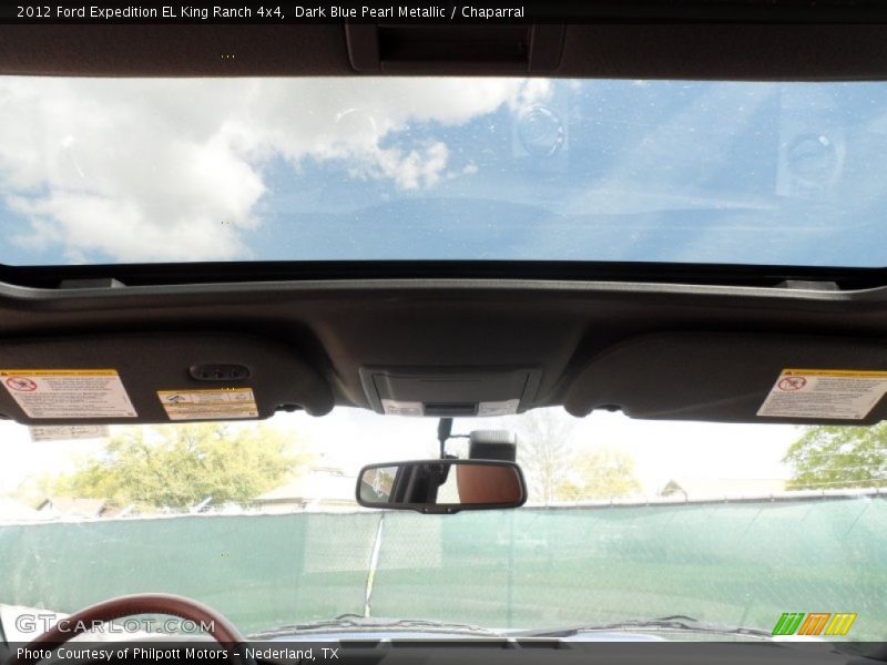 Dark Blue Pearl Metallic / Chaparral 2012 Ford Expedition EL King Ranch 4x4