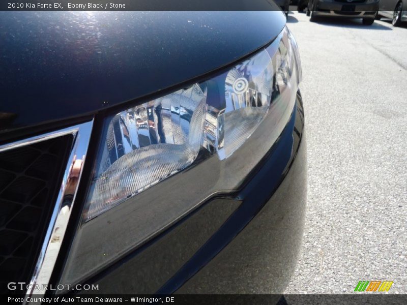 Ebony Black / Stone 2010 Kia Forte EX