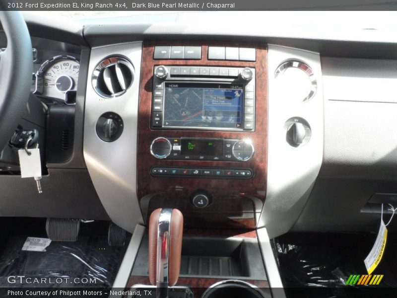 Dark Blue Pearl Metallic / Chaparral 2012 Ford Expedition EL King Ranch 4x4