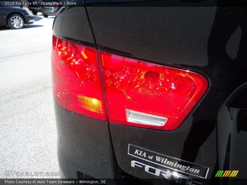 Ebony Black / Stone 2010 Kia Forte EX