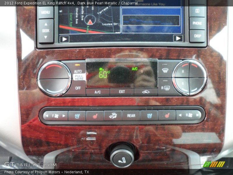 Dark Blue Pearl Metallic / Chaparral 2012 Ford Expedition EL King Ranch 4x4