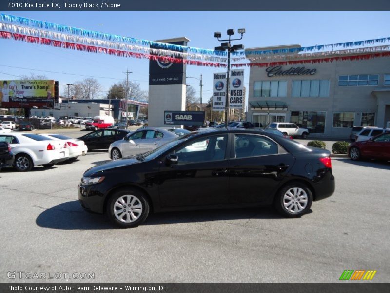 Ebony Black / Stone 2010 Kia Forte EX