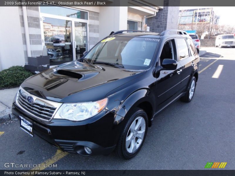Obsidian Black Pearl / Black 2009 Subaru Forester 2.5 XT