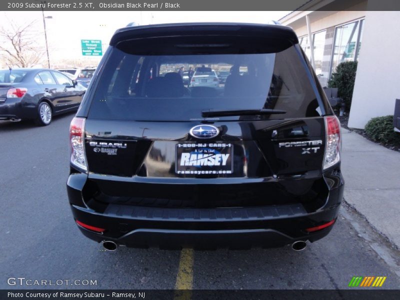 Obsidian Black Pearl / Black 2009 Subaru Forester 2.5 XT
