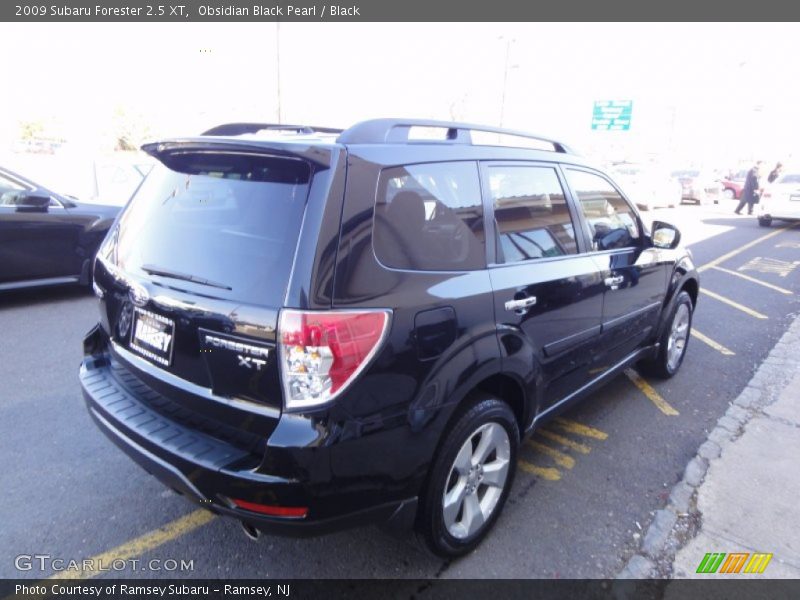 Obsidian Black Pearl / Black 2009 Subaru Forester 2.5 XT