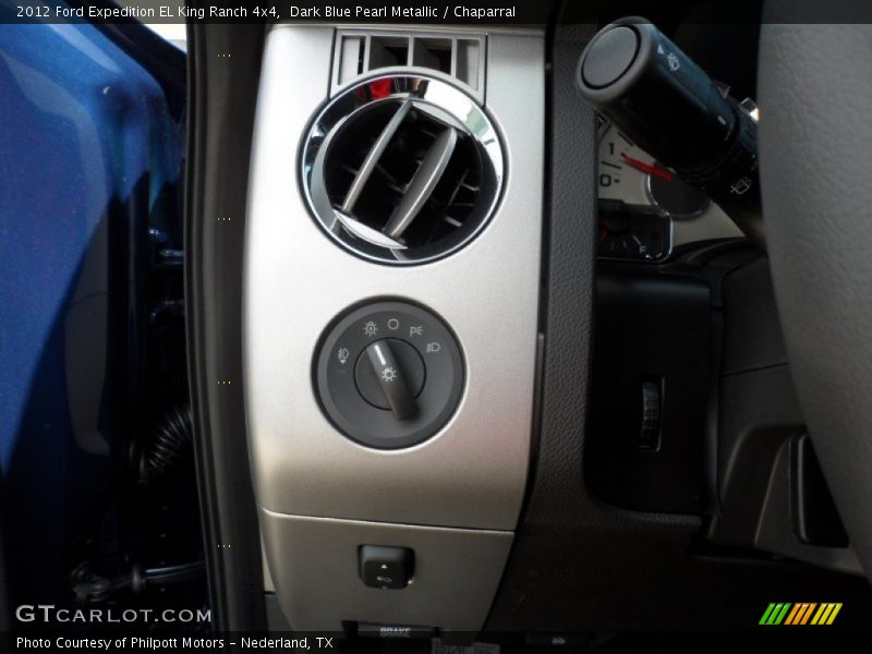 Dark Blue Pearl Metallic / Chaparral 2012 Ford Expedition EL King Ranch 4x4