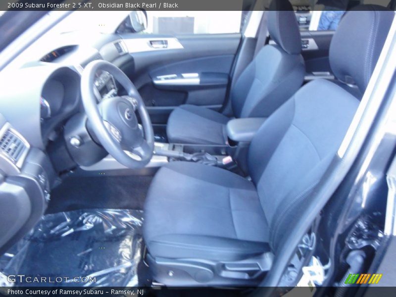Obsidian Black Pearl / Black 2009 Subaru Forester 2.5 XT