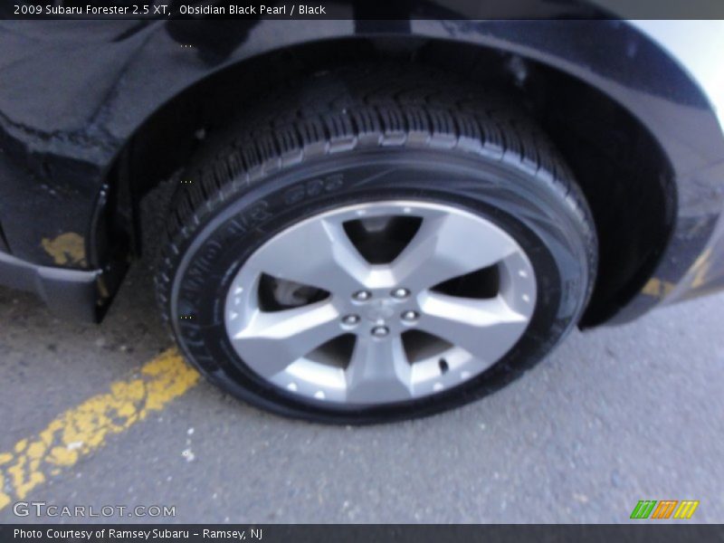 Obsidian Black Pearl / Black 2009 Subaru Forester 2.5 XT