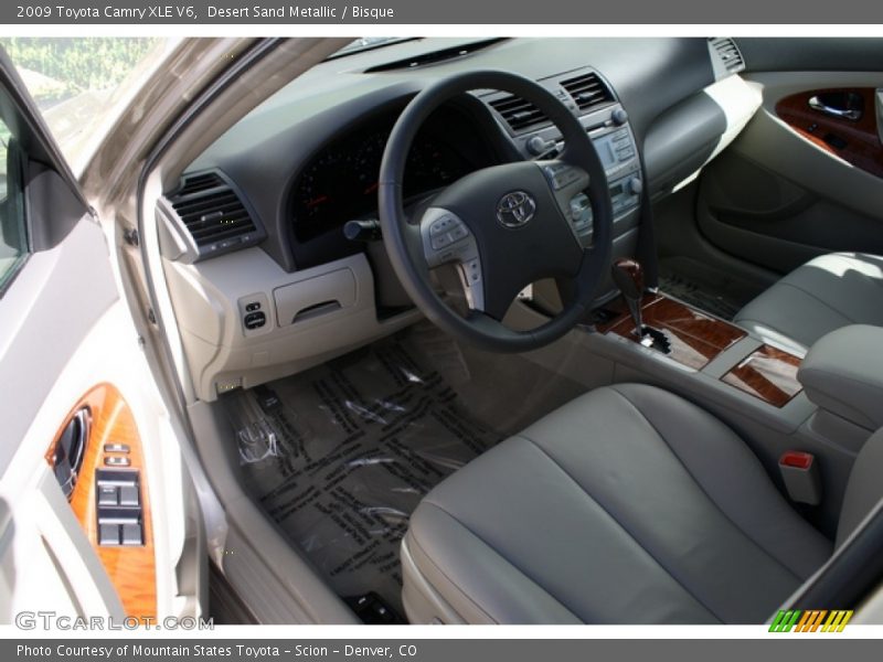 Desert Sand Metallic / Bisque 2009 Toyota Camry XLE V6