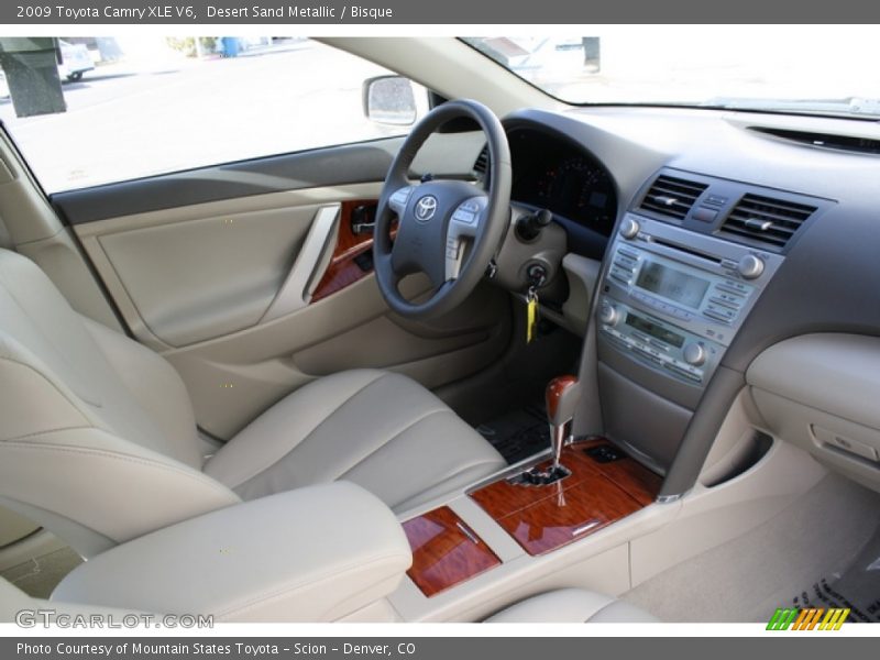 Desert Sand Metallic / Bisque 2009 Toyota Camry XLE V6