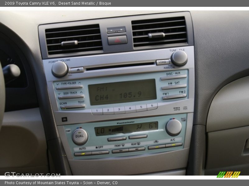 Desert Sand Metallic / Bisque 2009 Toyota Camry XLE V6