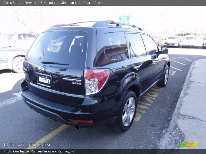 Obsidian Black Pearl / Black 2010 Subaru Forester 2.5 X Limited