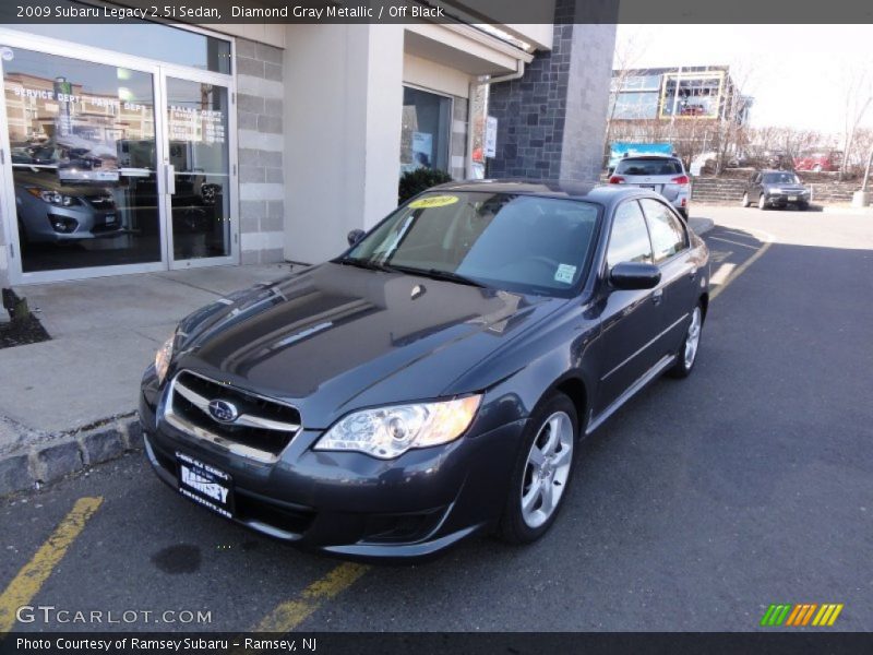 Diamond Gray Metallic / Off Black 2009 Subaru Legacy 2.5i Sedan