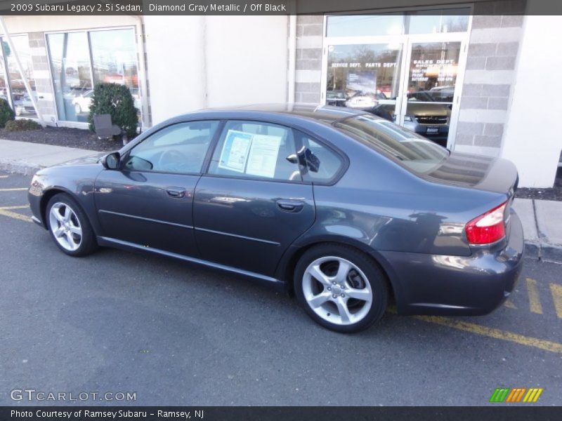 Diamond Gray Metallic / Off Black 2009 Subaru Legacy 2.5i Sedan