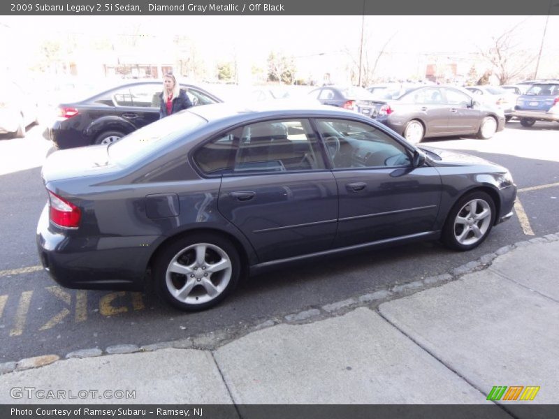 Diamond Gray Metallic / Off Black 2009 Subaru Legacy 2.5i Sedan