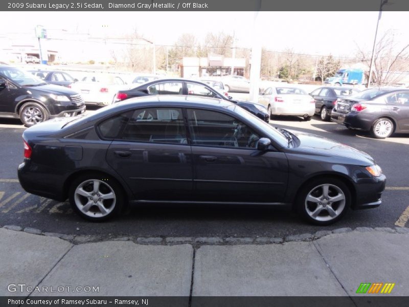 Diamond Gray Metallic / Off Black 2009 Subaru Legacy 2.5i Sedan