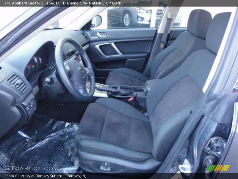 Diamond Gray Metallic / Off Black 2009 Subaru Legacy 2.5i Sedan