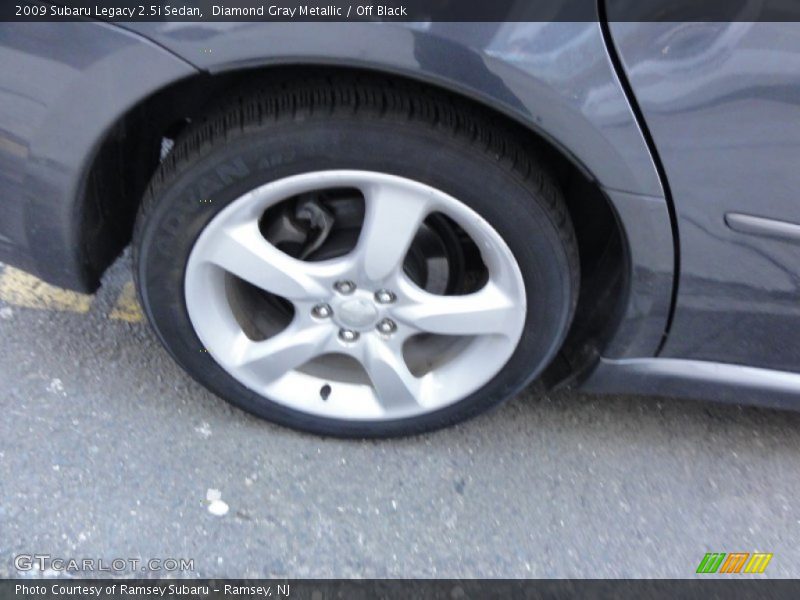 Diamond Gray Metallic / Off Black 2009 Subaru Legacy 2.5i Sedan