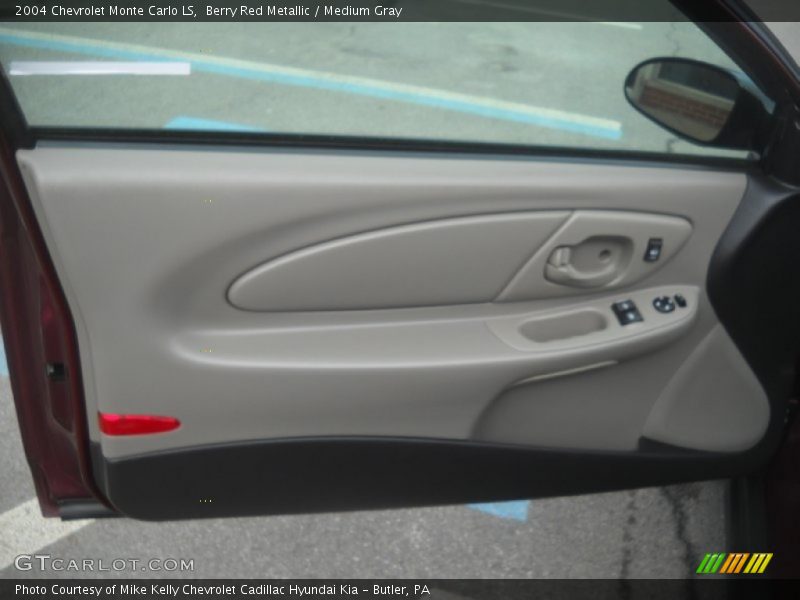 Berry Red Metallic / Medium Gray 2004 Chevrolet Monte Carlo LS