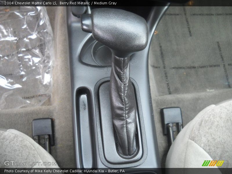 Berry Red Metallic / Medium Gray 2004 Chevrolet Monte Carlo LS