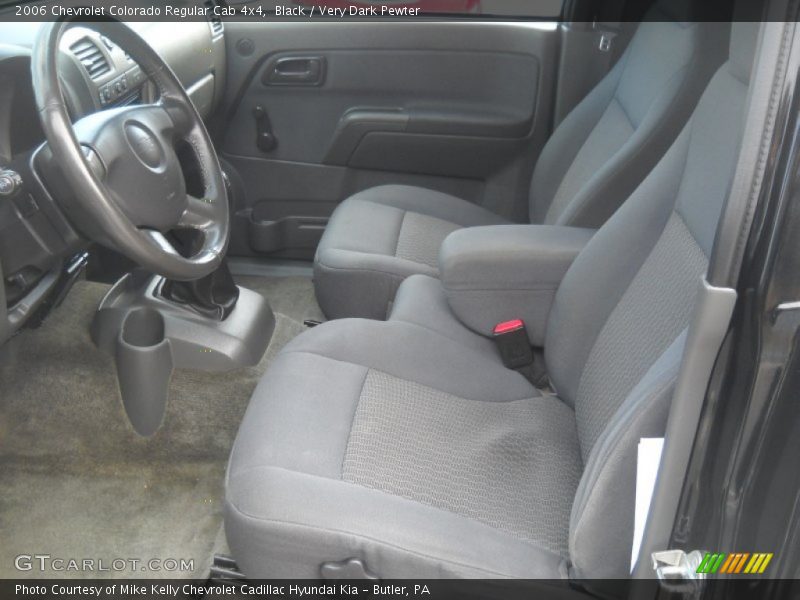  2006 Colorado Regular Cab 4x4 Very Dark Pewter Interior