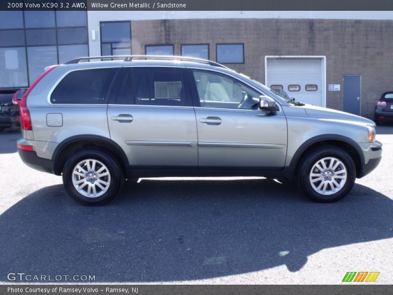 Willow Green Metallic / Sandstone 2008 Volvo XC90 3.2 AWD