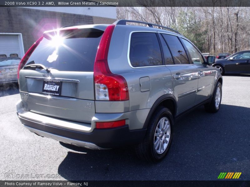 Willow Green Metallic / Sandstone 2008 Volvo XC90 3.2 AWD