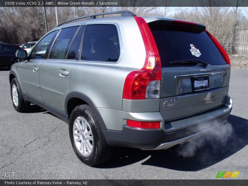 Willow Green Metallic / Sandstone 2008 Volvo XC90 3.2 AWD