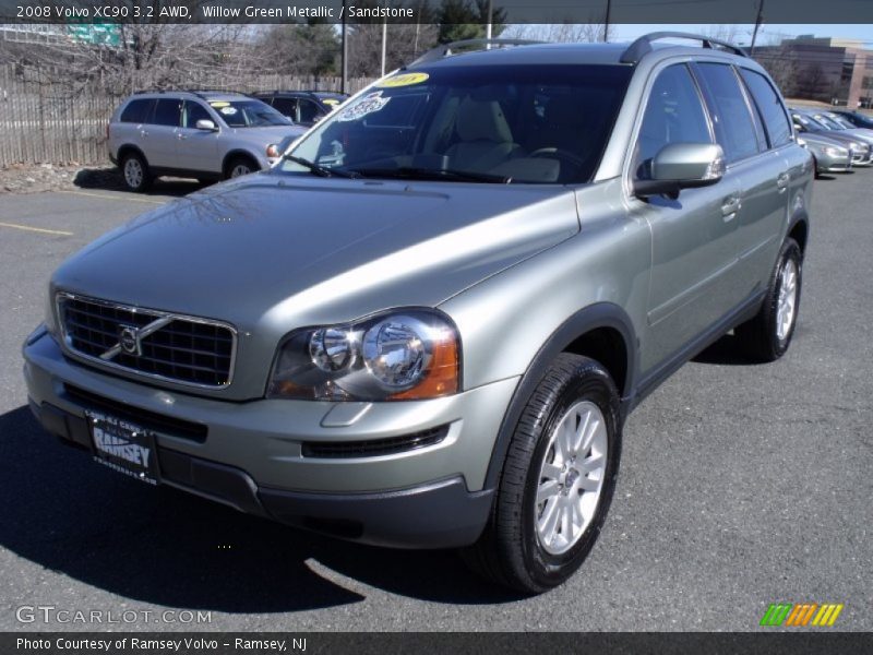 Willow Green Metallic / Sandstone 2008 Volvo XC90 3.2 AWD