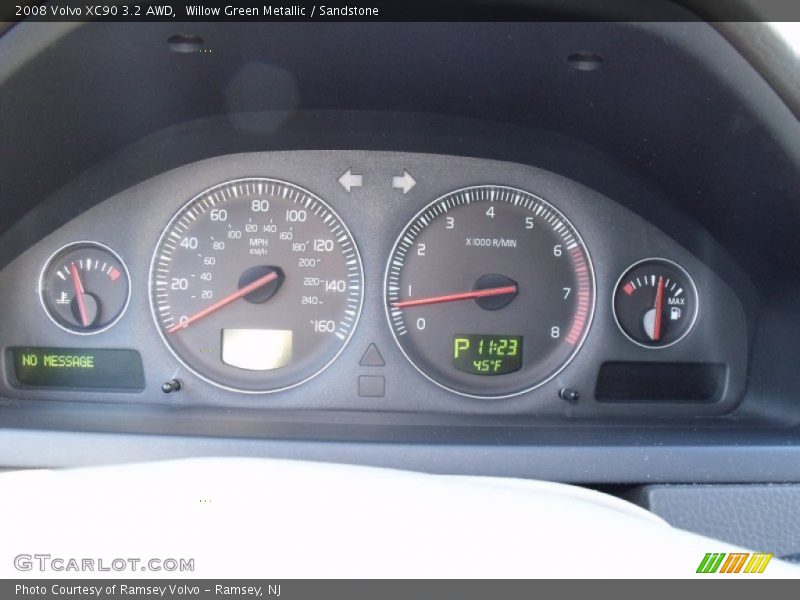 Willow Green Metallic / Sandstone 2008 Volvo XC90 3.2 AWD