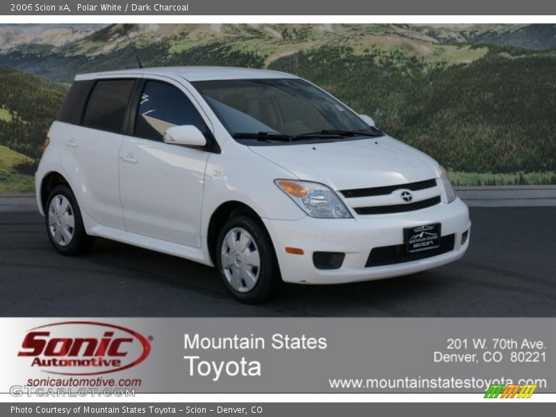 Polar White / Dark Charcoal 2006 Scion xA