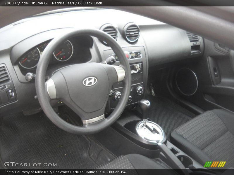 Redfire Pearl / GS Black Cloth 2008 Hyundai Tiburon GS