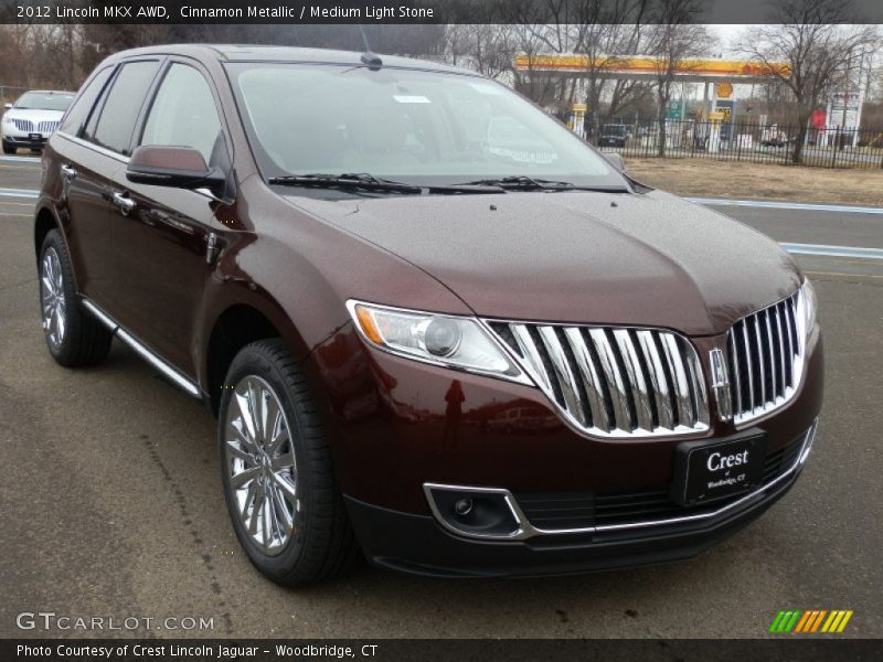 Cinnamon Metallic / Medium Light Stone 2012 Lincoln MKX AWD