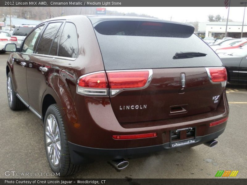 Cinnamon Metallic / Medium Light Stone 2012 Lincoln MKX AWD