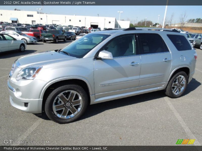 Quicksilver Metallic / Light Titanium 2012 GMC Acadia Denali